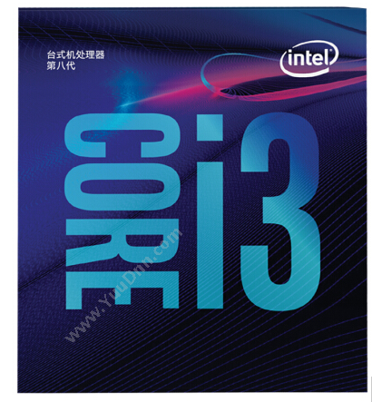 英特尔 Intel酷睿四核I3-8100盒装处理器CPU