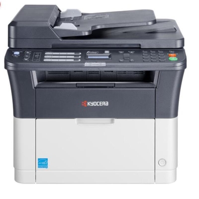 京瓷 Kyocera FS-1125MFP (黑白)激光打印/复印/扫描/传真，自动双面，有线网络 A4幅面 (黑白) 纸箱 打印/复印/扫描/传真，A4幅面，自动双面，有线网络 A4黑白激光打印机