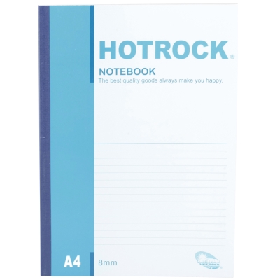 何如 Hotrock N2080 线装订本(大包装)  A4 混色 80页 5本/封 整封销售 胶装本