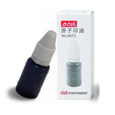 得力 Deli 9873 原子 10ml（蓝） 印油