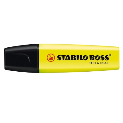 思笔乐 Stabilo 70/24 70/24 荧光笔 笔尖 2mm/5mm 黄色黄色 笔尖 2mm/5mm 黄色 单头荧光笔