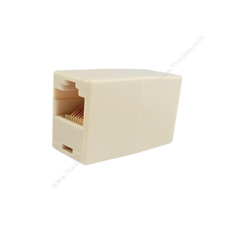 酷比客 L-CubicLCCP2RJ45MM L-CUBIC 直通头 对接头连接器 RJ45母-母 贝吉色 用于将2条连接成一条其它网线