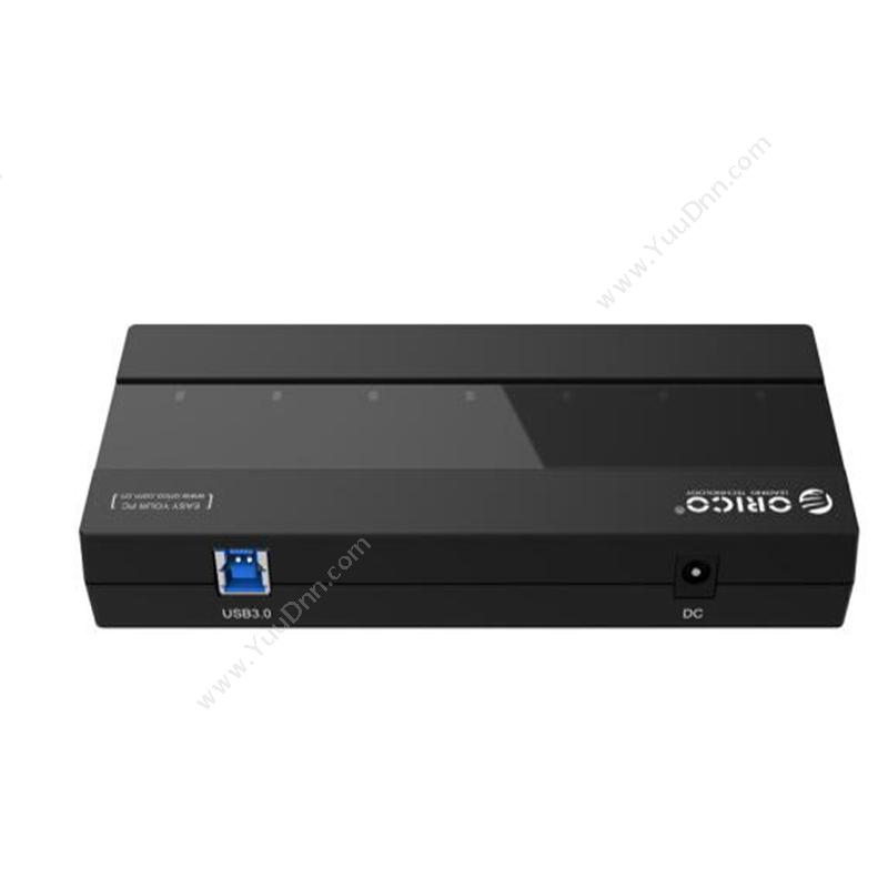 奥睿科 Orico H727RK-U3-V1-BK 多口有源 USB3.0*10 12V3A 100CM （黑） 集线器