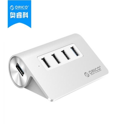 奥睿科 Orico M3H4-U32-SV 全铝HUB USB3.0*1/USB2.0*3 100cm 亚光银色 集线器