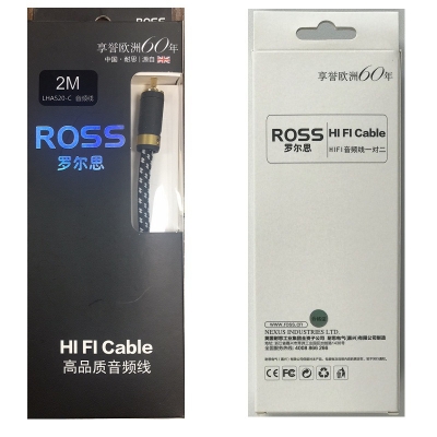 罗尔思 Ross LHA520-C  HIFI /2M （黑） 音频线