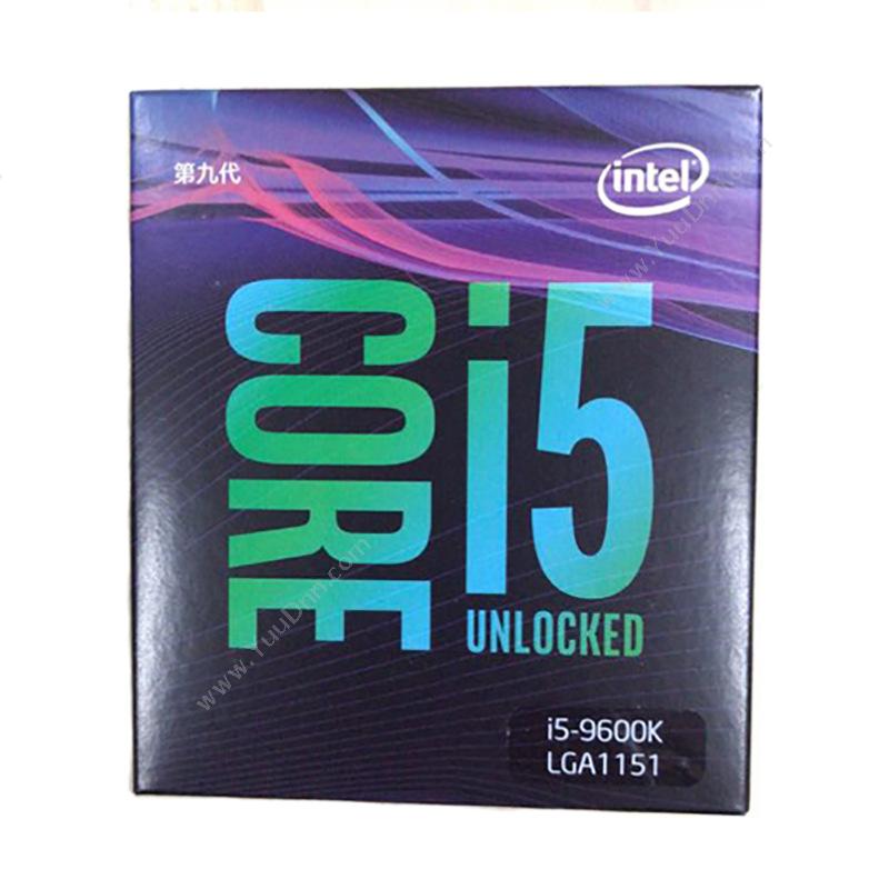 英特尔 Intel i5-9600k 盒装处理器 六核（黑） CPU