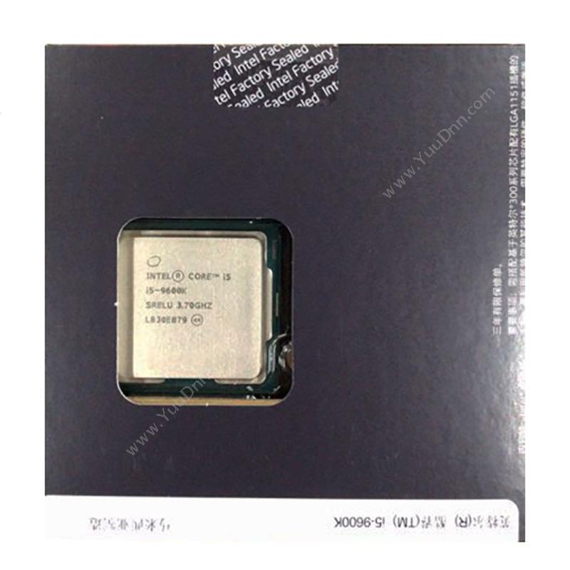 英特尔 Intel i5-9600k 盒装处理器 六核（黑） CPU