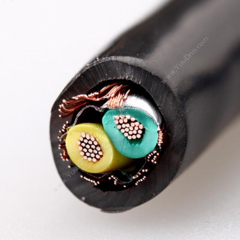 酷比客 L-Cubic LC18AWG2CBK 485线网络控制线屏蔽信号线 两芯多股RVSP2*0.75mm100米 （黑） 两芯多股屏蔽线