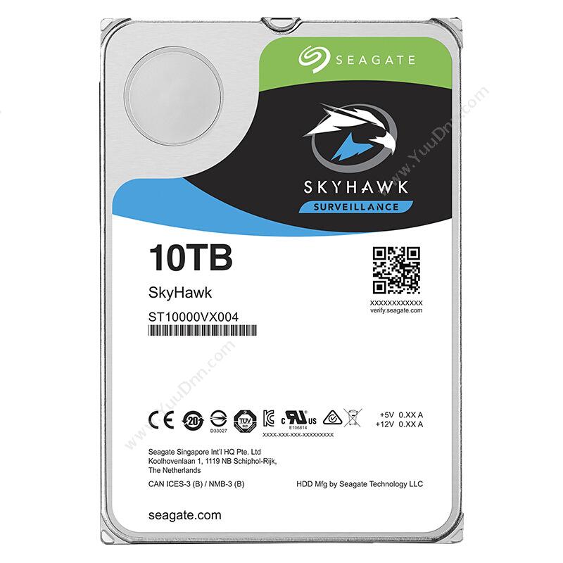 希捷 Seagate ST10000VX0004 监控级硬盘 10TB 金属(银） 硬盘