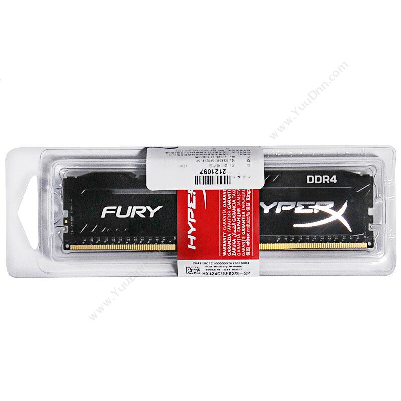 金士顿 Kingston HX424C15FB/16-SP 16GB  骇客神条 DDR4 2400 内存