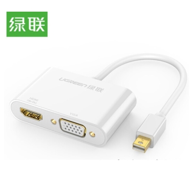 绿联 Ugreen MD108 DP转HDMI/VGA线 转换器