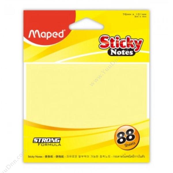 马培德 Maped758310AA 彩色可再贴便条纸 76mm*101mm报事贴