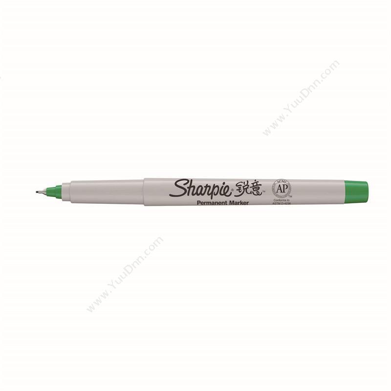 锐意 Sharpie Ultra Fine 防褪色马克笔 极细 绿色 单头记号笔