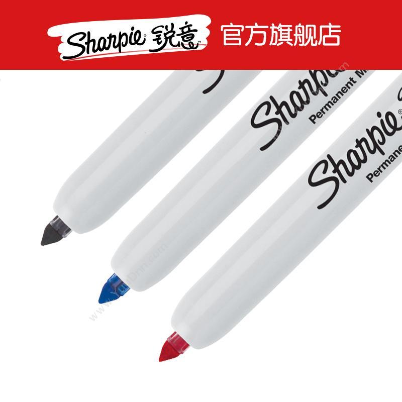 锐意 Sharpie Retractable 防褪色马克笔 按动式 （蓝） 单头记号笔