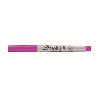 锐意 Sharpie Ultra Fine 防褪色马克笔 极细 胭脂粉色 单头记号笔