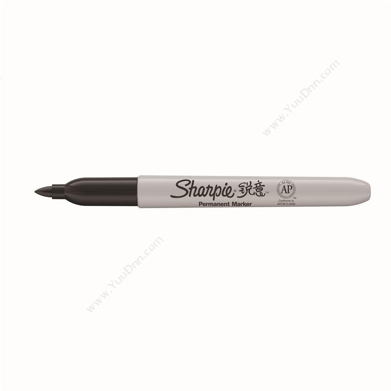 锐意 Sharpie Fine 防褪色马克笔 细 （黑） 单头记号笔