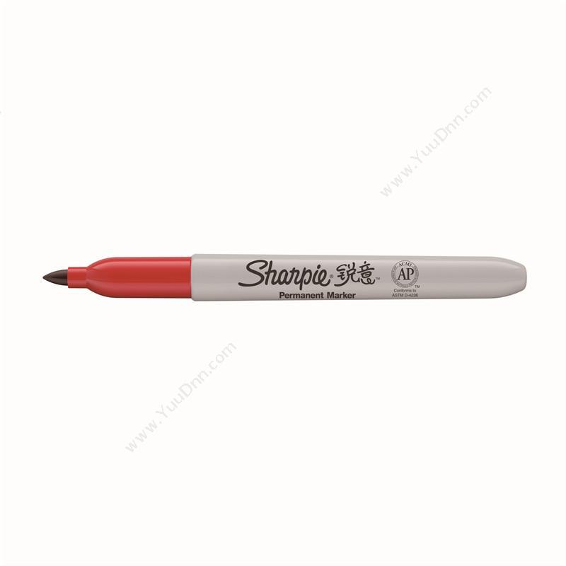 锐意 Sharpie Fine 防褪色马克笔 细 （红） 单头记号笔