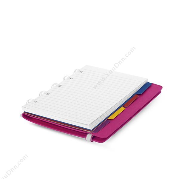 斐来仕 Filofax 115005 口袋型再装型笔记本 A7 紫（红） 活页