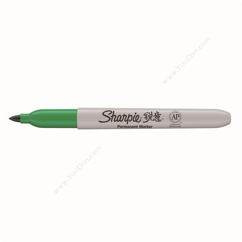 锐意 Sharpie Fine 防褪色马克笔 细 绿色 单头记号笔