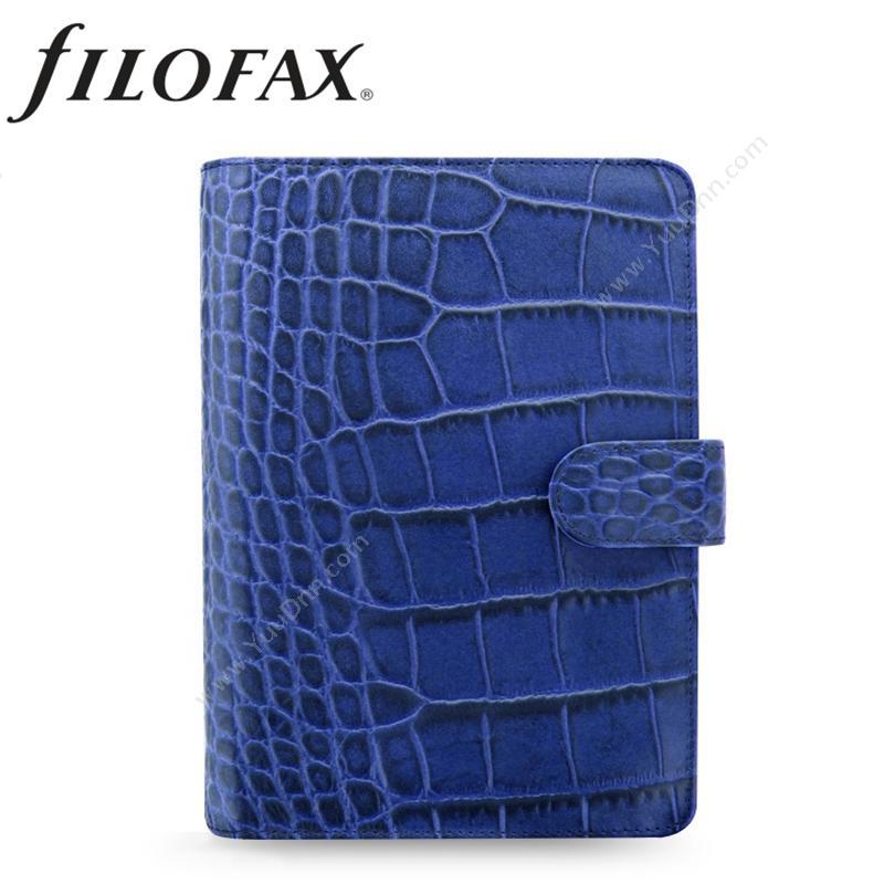 斐来仕 Filofax26008 Filofax Classiccroc 皮制记事本 靛（蓝） A6活页