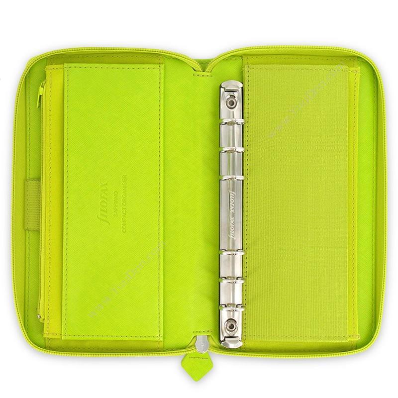 斐来仕 Filofax 22537 Filofax Saffiano PU记事本拉链包 梨黄色 A6 活页