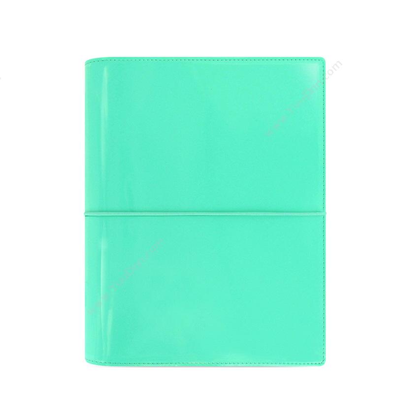 斐来仕 Filofax022515-1 漆皮PU记事本 A5 青绿色活页