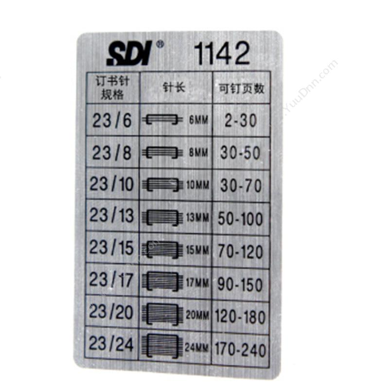 手牌 SDI 1142  2-240张 （灰白） 重型订书机