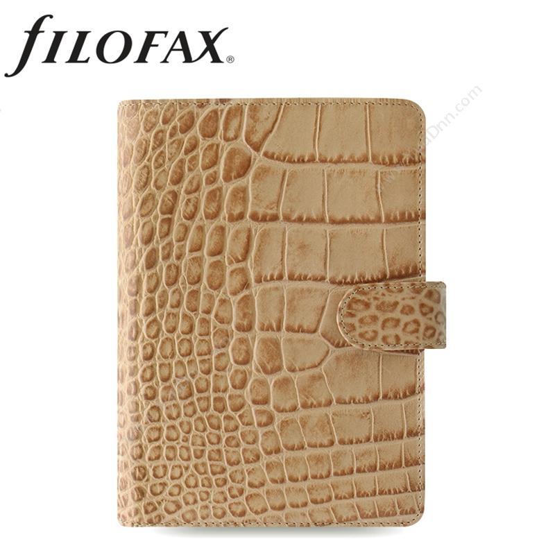 斐来仕 Filofax26012 Filofax Classiccroc 皮制记事本 鹿褐色 A6活页