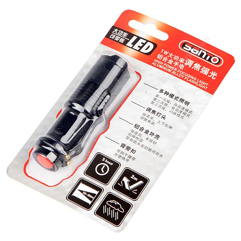 赛拓 Santo 9823 （SANTO）9823 1W大功率调焦强光铝合金 手电筒