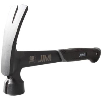 吉米家居 JiMi 效率锤一体实心铁锤子0.5KG JM-DCZ101 圆头锤