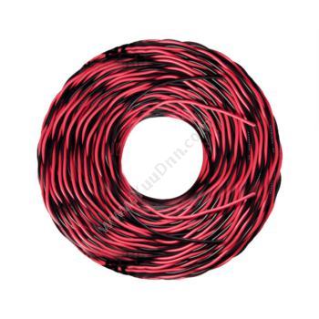 爱谱华顿 AiPu NH-RVS2*1.0 两芯耐火双绞软电线 红黑 100米/卷 两芯电力电缆