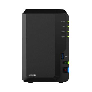 群晖 Synology DS218+ 2盘位 NAS 网络存储服务器(无内置硬盘) NAS服务器