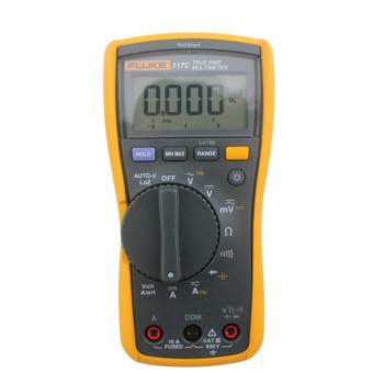 福禄克 Fluke 数字钳形表 F117C 600V 非接触电压检测 万用表