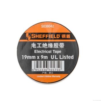 钢盾 Sheffield 电工绝缘胶带（黑） S038042 其它手工具