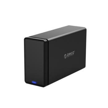 奥睿科 Orico 3.5英寸硬盘柜USB3.0 支持10TB硬盘 双盘位磁吸式NS200U3 硬盘盒/柜