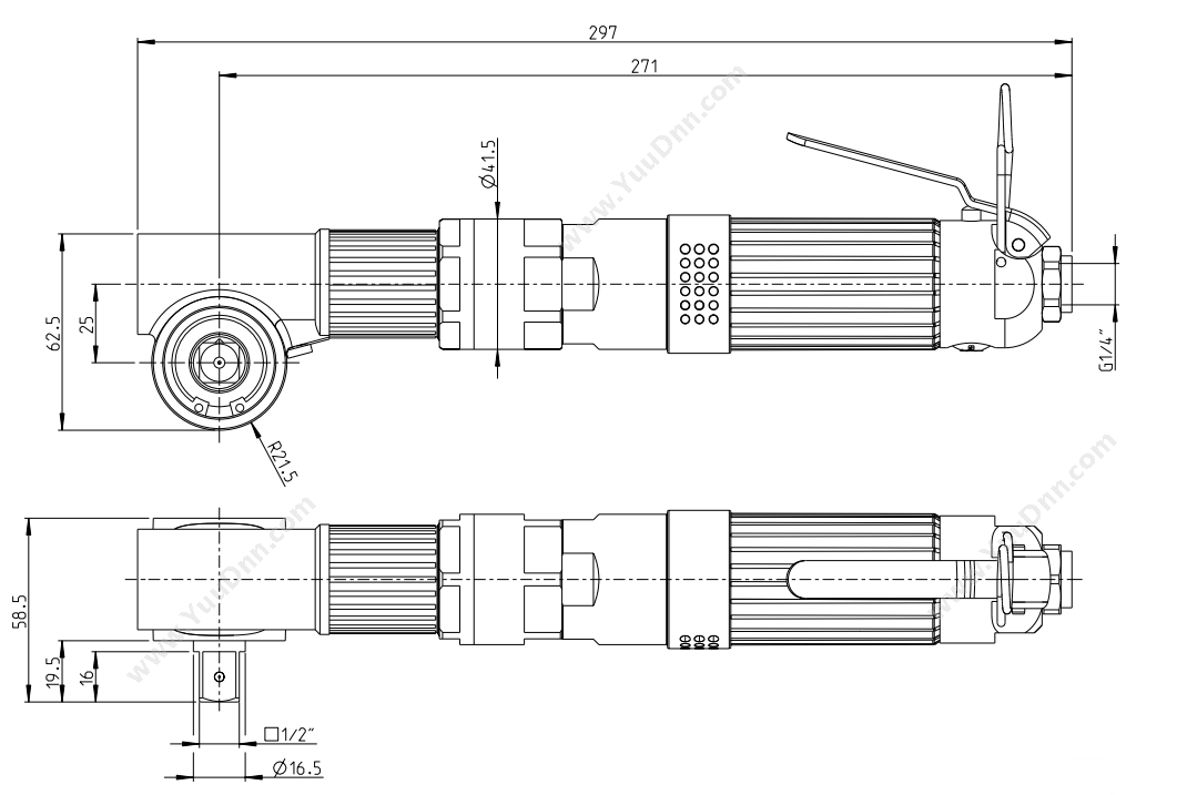 Atlas蜗杆传动扳手 LMK33 S002结构图