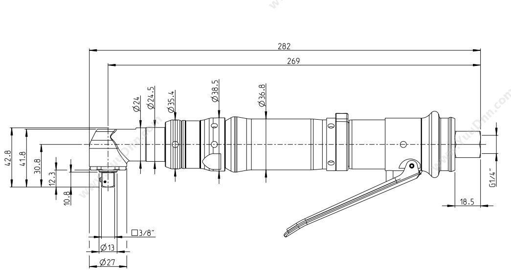 Atlas 阿特拉斯LMV28 R14-10失速型角度扳手结构图