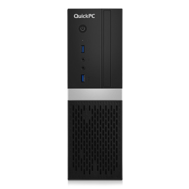 物公基租赁 QuickPC E22 Pro单主机 (G3930 2.9Ghz/4G/120G/核显HD610/Linux/USB无线网卡/8L机箱) 电脑主机