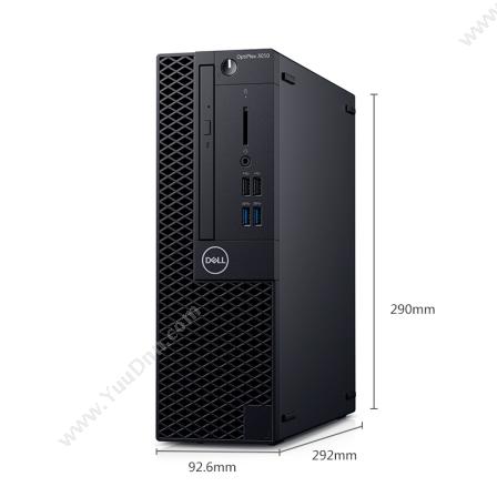 戴尔 Dell 3050SFF 单主机 (G4560/4GB/500GB/核显/Win10 家庭版) 电脑主机