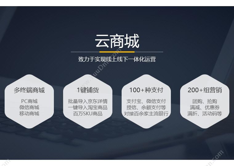 江苏千米网络 千米云商城B2C零售系统 电商平台