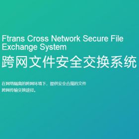 南京康瑞思信息 Ftrans跨网文件安全交换系统 流程管理