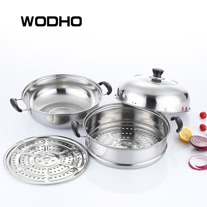 万德霍厨具 WODHO天作之合双层蒸锅WDH-G0131245 锅具/锅具套装