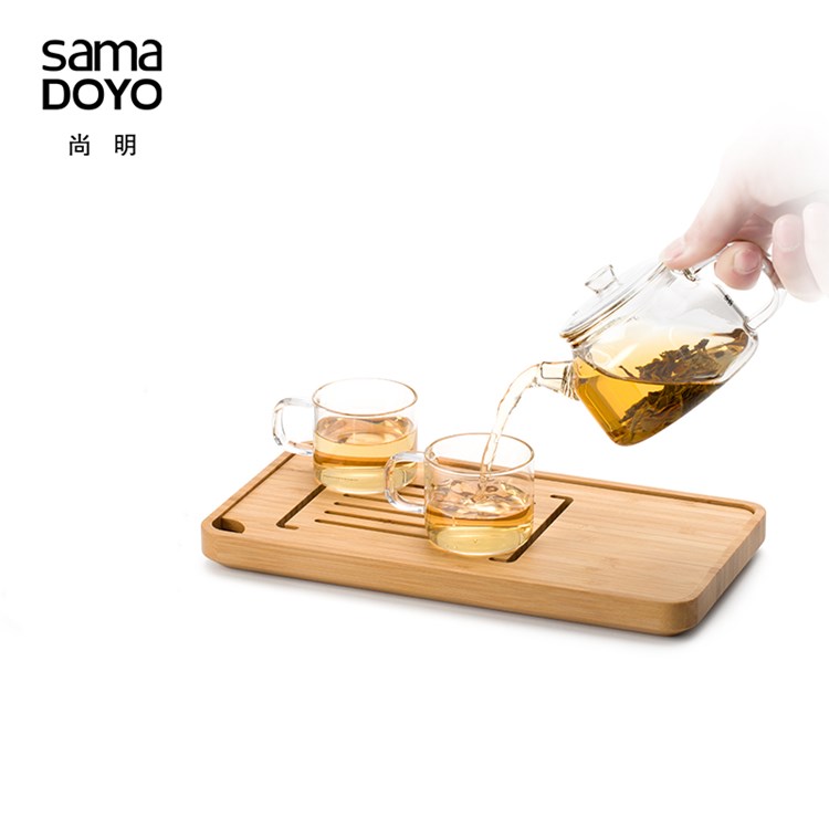 尚明 SAMA DOYO 尚明茶具旅行套装L009（1壶*180ml+2杯*60ml） 玻璃杯/套装