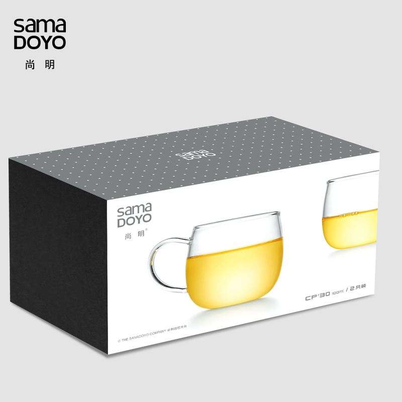 尚明 SAMA DOYO 尚明耐热简约玻璃杯功夫品茗杯透明无铅茶杯 玻璃杯/套装