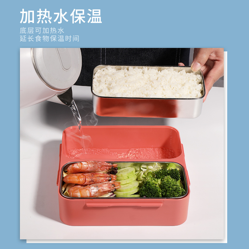 四喜悠品 四喜悠品分格不锈钢餐盒SL-220 饭盒/保鲜碗