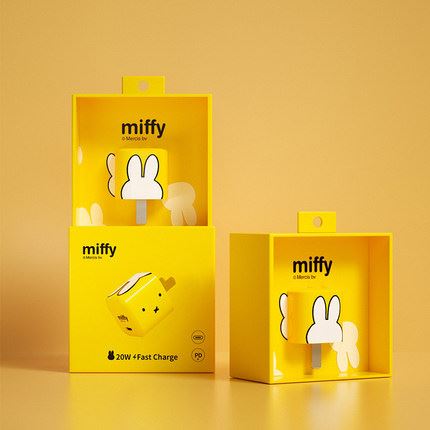 米菲 miffy 米菲PD快充20W迷你充电头 多功能插座/充电器