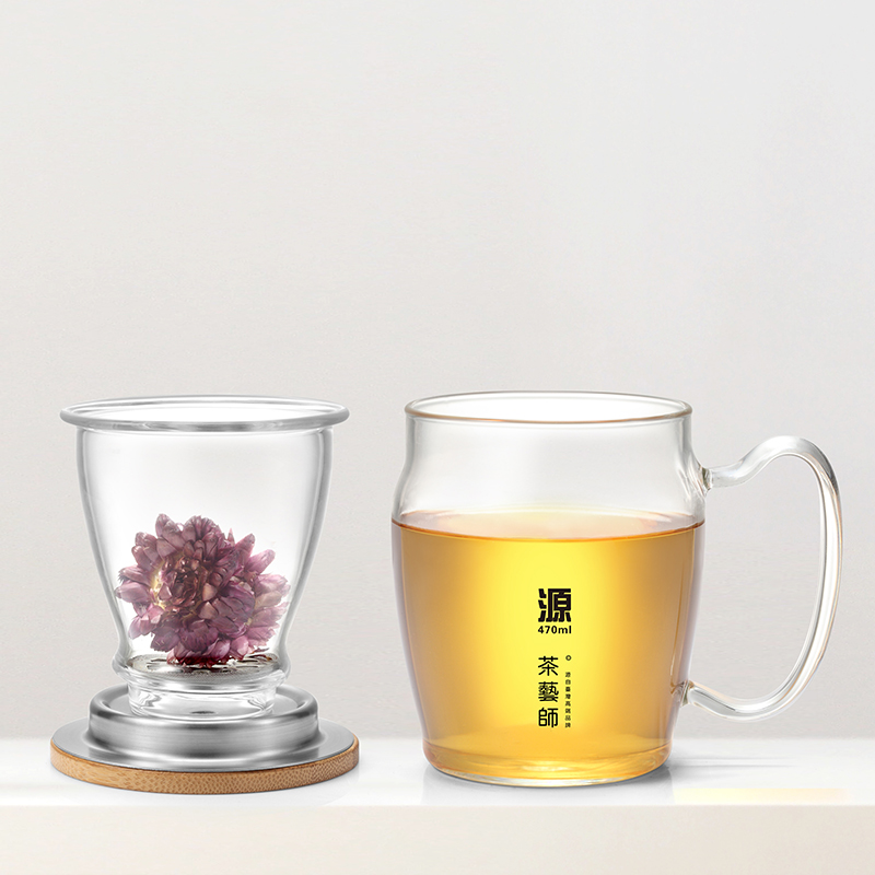 茶艺师 茶艺师个人杯三件套470 玻璃杯/套装