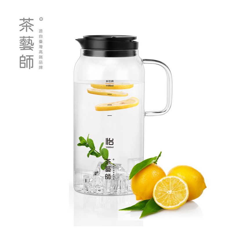 茶艺师 茶艺师新品凉水壶套装-怡1350 玻璃杯/套装