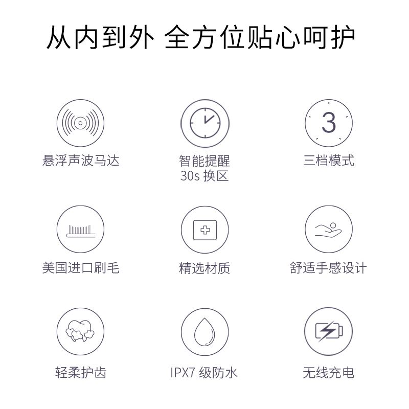西马龙 西马龙声波电动牙刷T3 牙刷/口腔护理