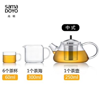 尚明 SAMA DOYO 尚明茶壶系列套装T108 玻璃杯/套装